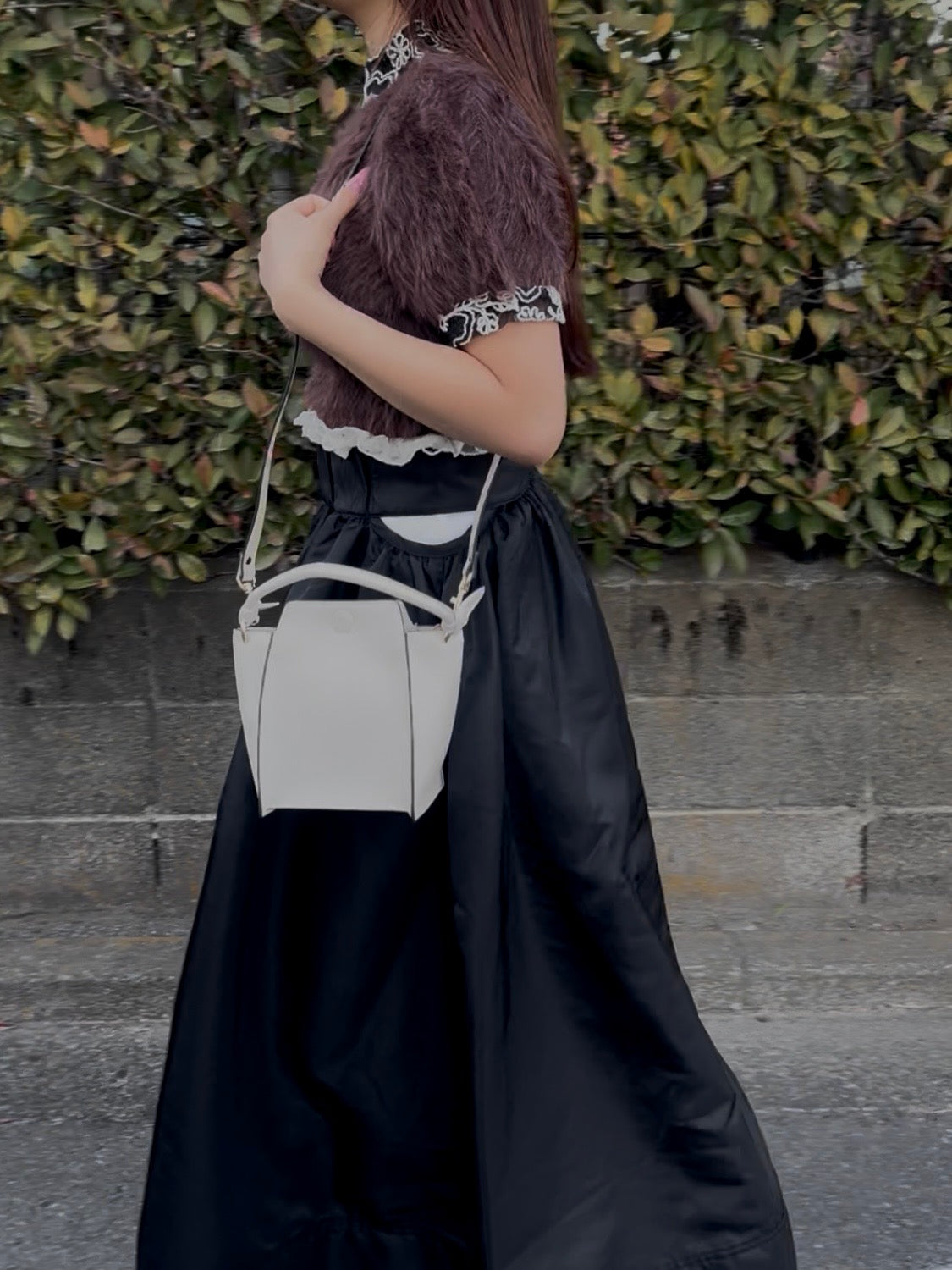 Mini Pine Corn Leather Bag