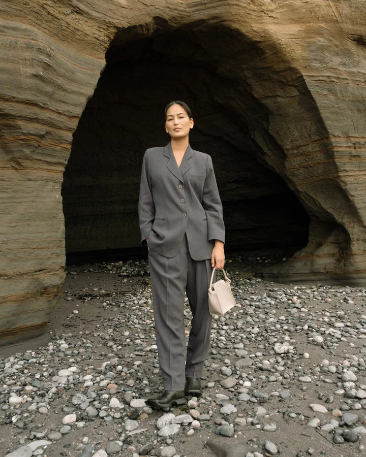 Mini Pine Corn Leather Bag