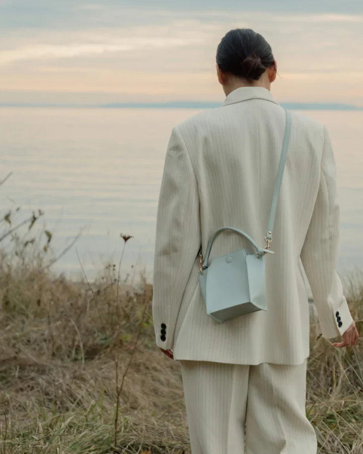 Mini Pine Corn Leather Bag