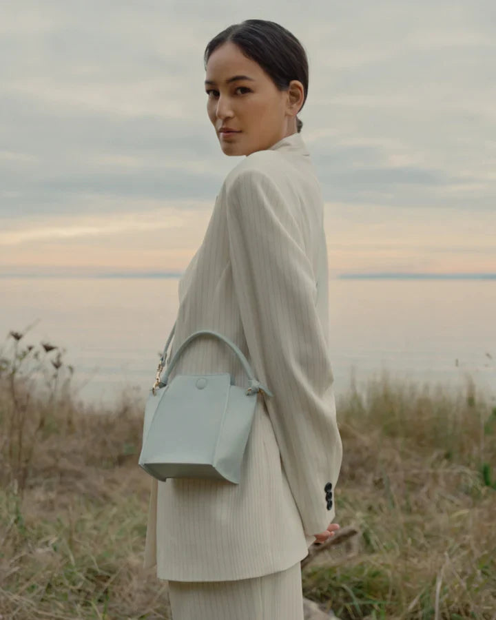 Mini Pine Corn Leather Bag