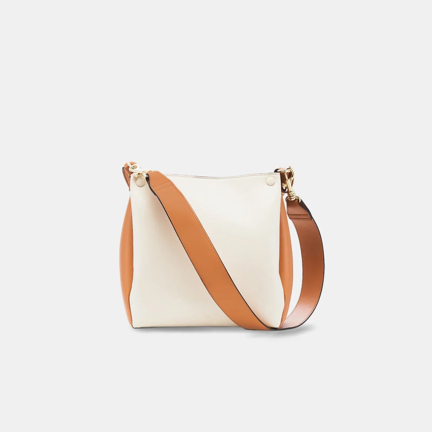 Mini Two-Tone Tote Corn Leather