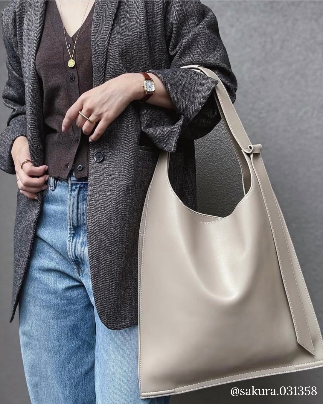 BO Corn Leather Shopper