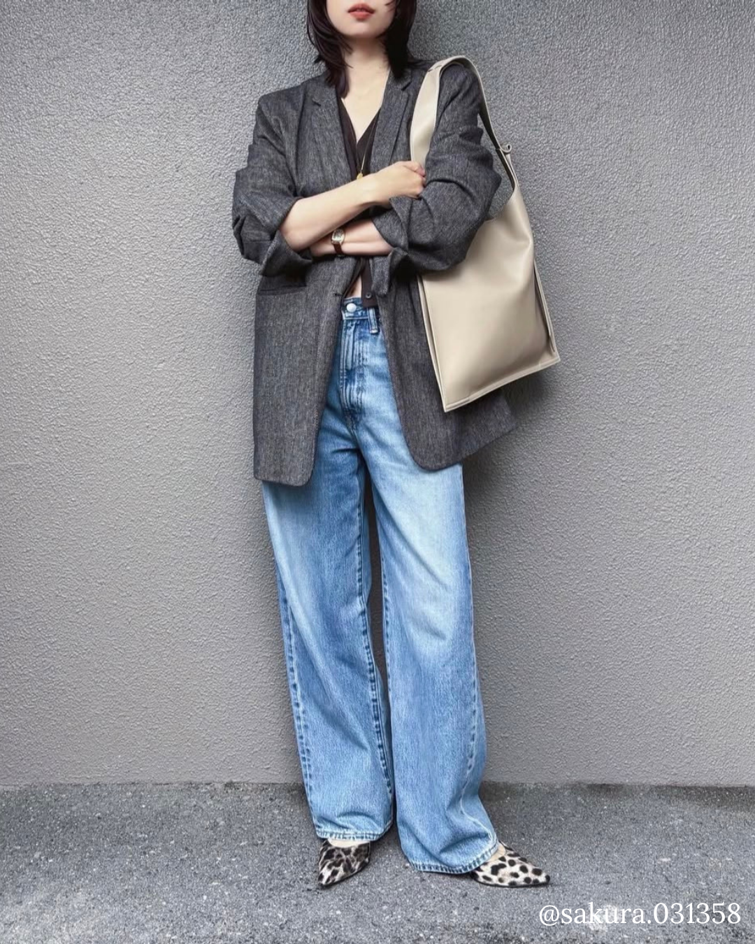 BO Corn Leather Shopper