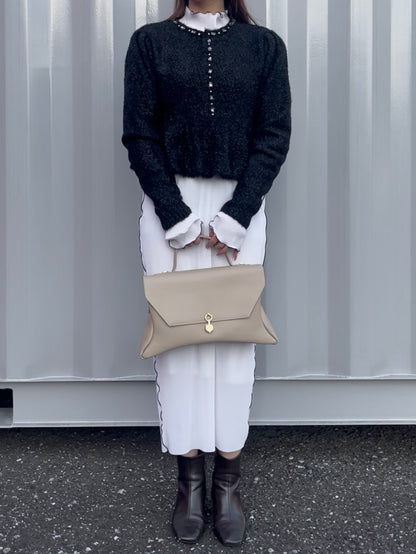 【Outlet】Rococo Corn Leather Bag