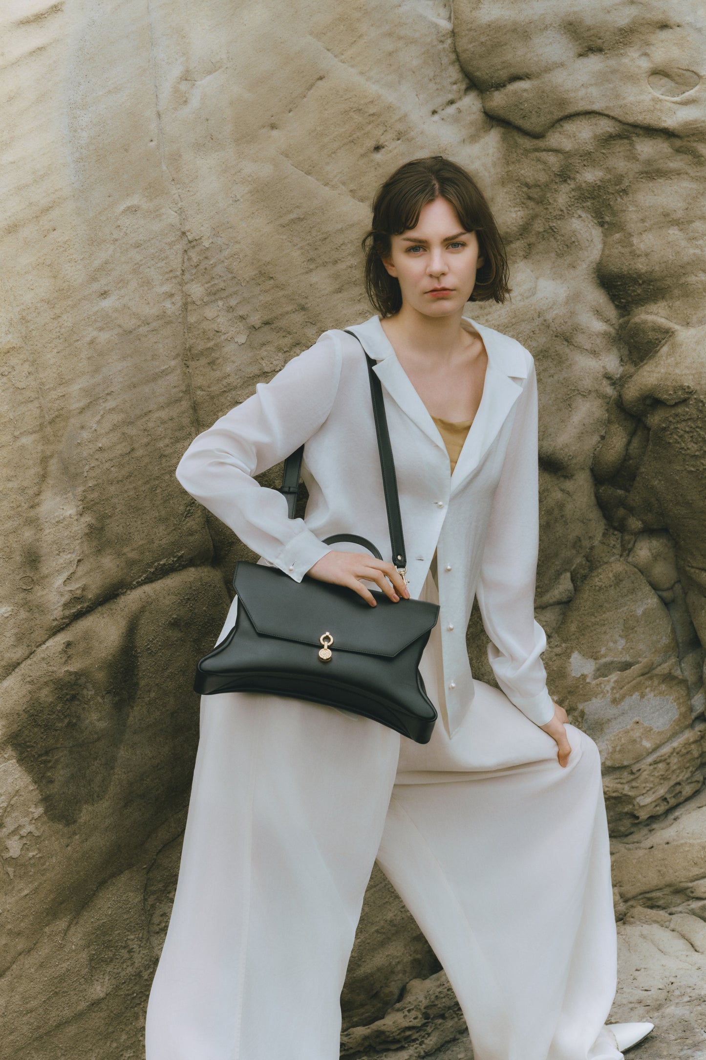 Rococo Corn Leather Bag