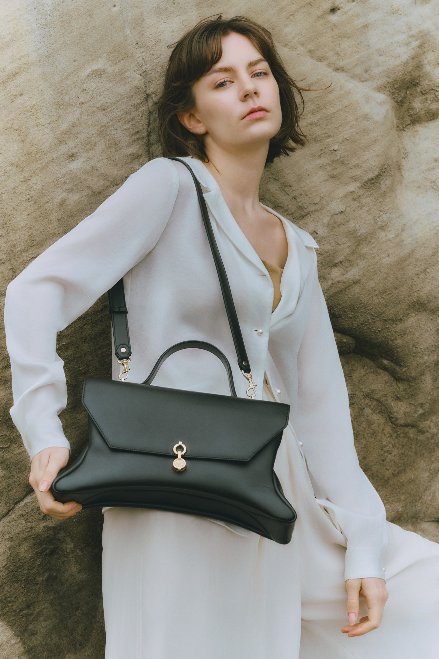 Rococo Corn Leather Bag