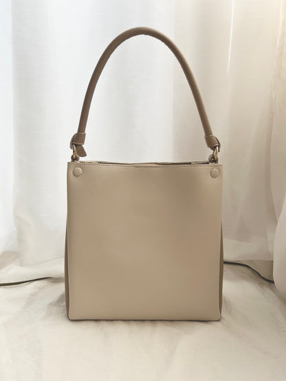 【Outlet】Mini Two-Tone Tote Corn Leather