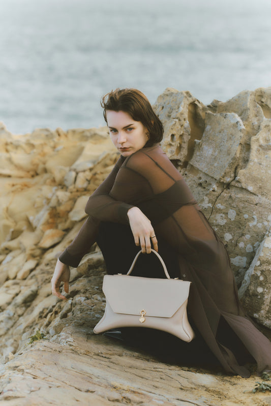 Rococo Corn Leather Bag