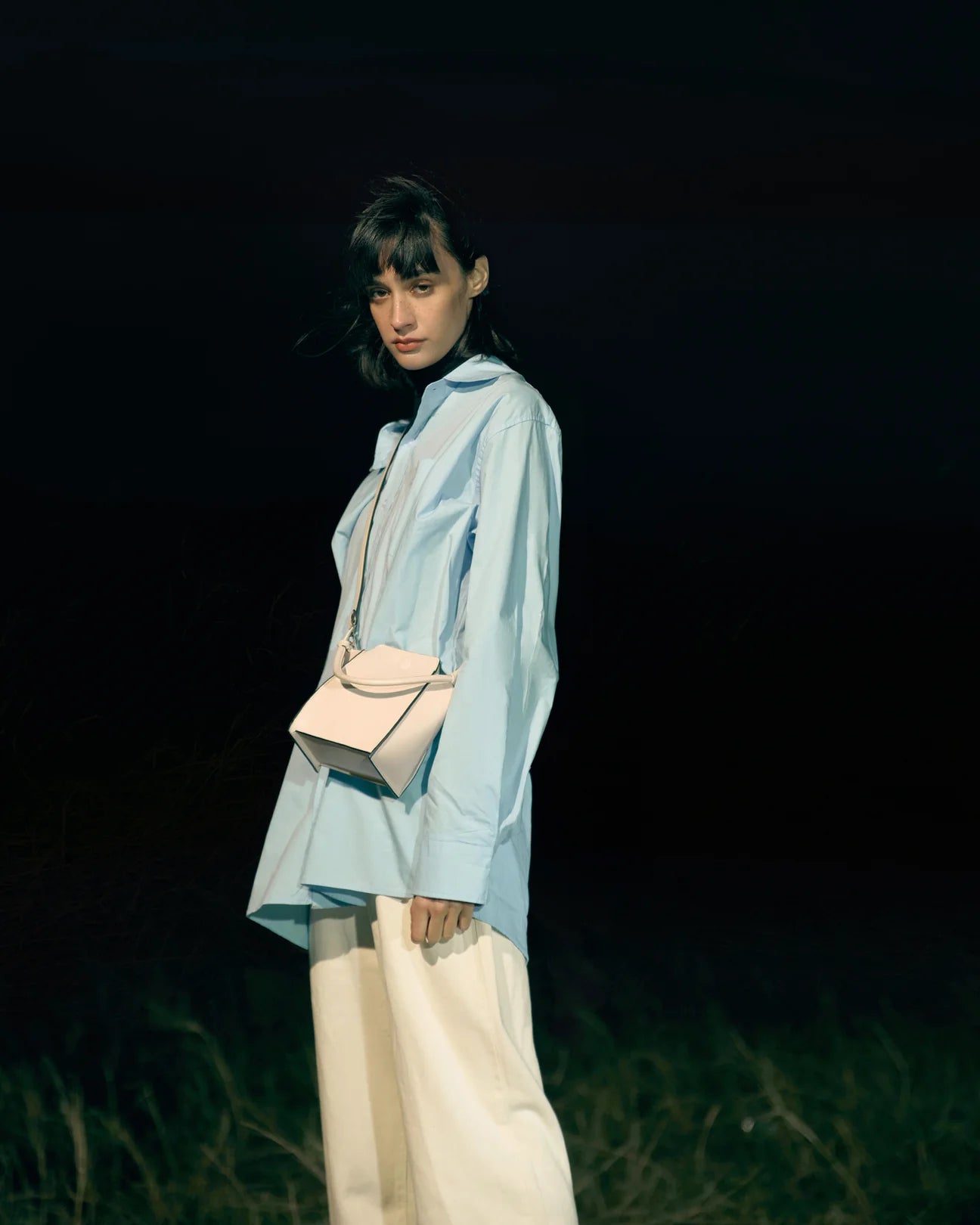 Mini Pine Corn Leather Bag