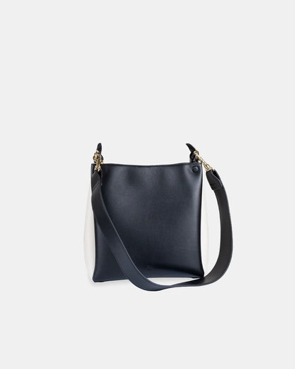 Mini Two-Tone Tote Corn Leather
